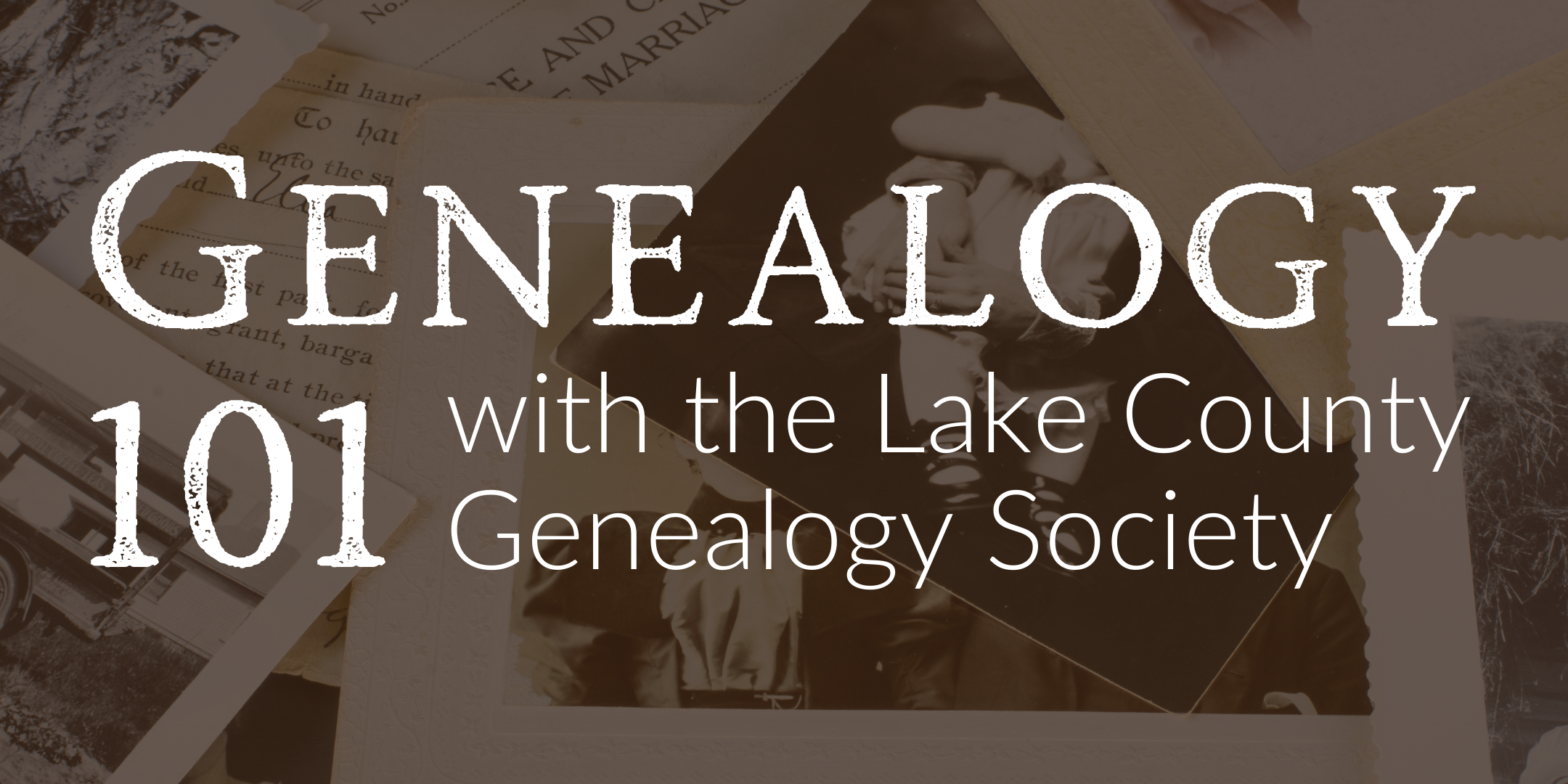 Genealogy 101 at the Lake Forest Library